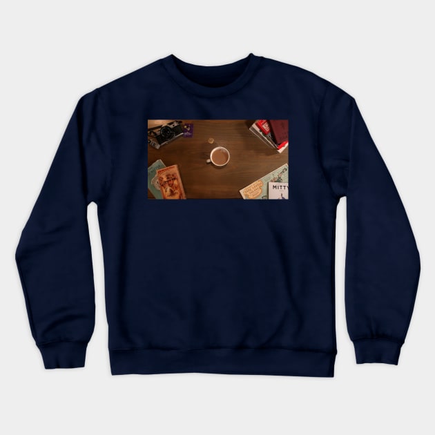 The Cozy Desk Crewneck Sweatshirt by HoustonProductions1